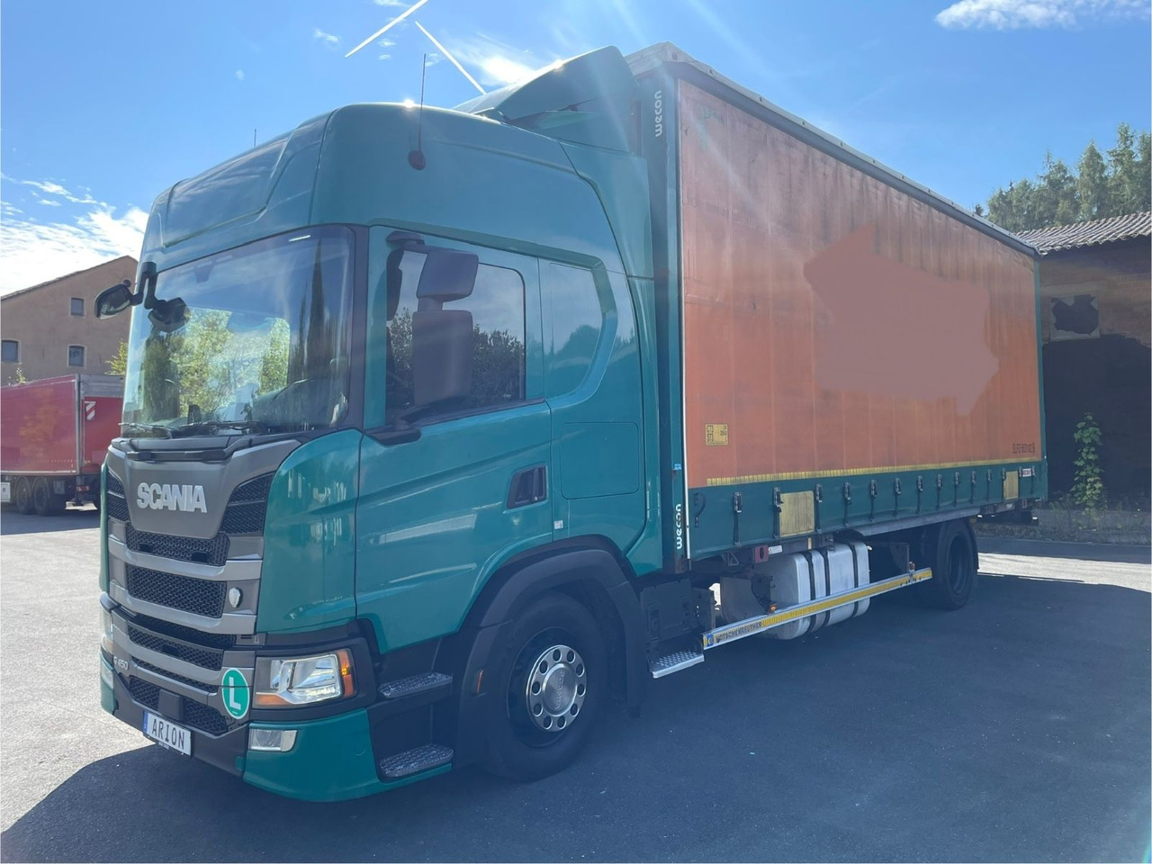 Scania G450 Pritsche+Plane/Wechsler/WECON/StandAC/EU6d - Curtainsider truck: picture 3 Scania G450 Pritsche+Plane/Wechsler/WECON/StandAC/EU6d - Curtainsider truck: picture 3