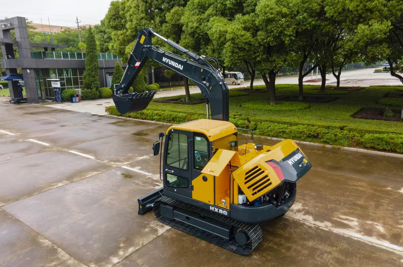 Hyundai HX80 - Mini excavator: picture 4 Hyundai HX80 - Mini excavator: picture 4