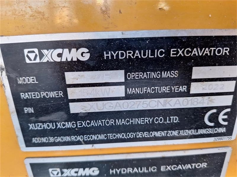 Mini excavator XCMG Xe27e: picture 13