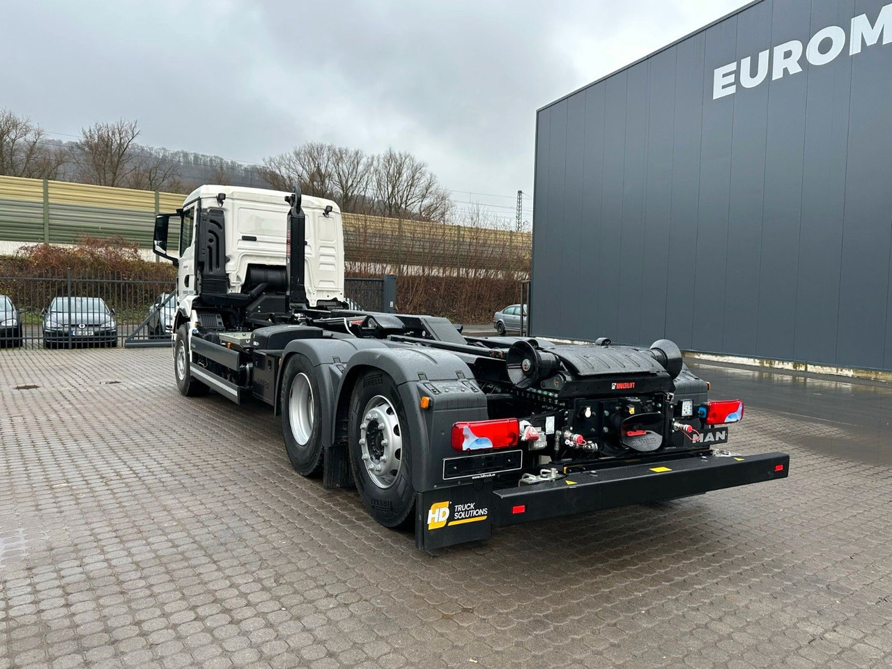 Hook lift truck, Crane truck MAN TGS 26.470 6x2 Retarder MulitLift 21S59: picture 15