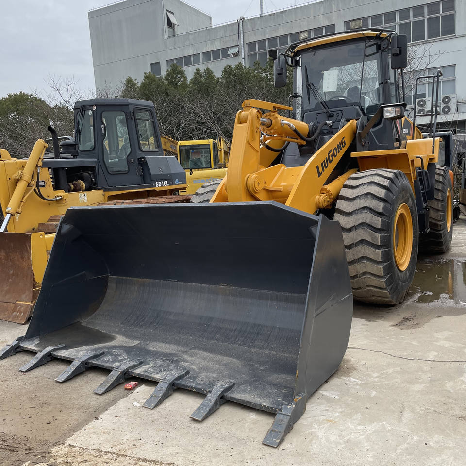 The Second-hand Front-end Loader Liugong 856H Is a Hot Seller in Shanghai, China - Wheel loader: picture 1 The Second-hand Front-end Loader Liugong 856H Is a Hot Seller in Shanghai, China - Wheel loader: picture 1