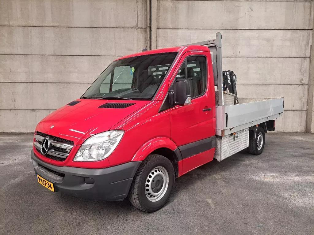 Mercedes-Benz Sprinter 313 CDI 2.2 AUT Open laadbak met Hiab 008T kraan 9-VJT-34 - Open body delivery van: picture 1 Mercedes-Benz Sprinter 313 CDI 2.2 AUT Open laadbak met Hiab 008T kraan 9-VJT-34 - Open body delivery van: picture 1