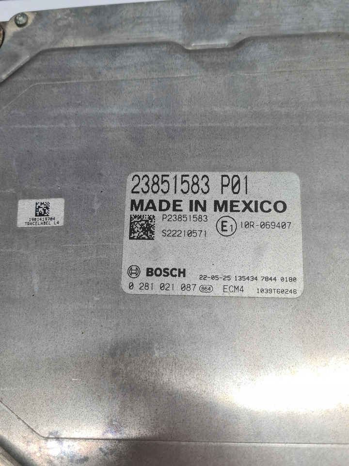 BOSCH KASETA KOMPUTER SILNIKA TURBO COMPOUND I-SAVE RENAULT GAMA T RANGE 23851583 - ECU for Truck: picture 5 BOSCH KASETA KOMPUTER SILNIKA TURBO COMPOUND I-SAVE RENAULT GAMA T RANGE 23851583 - ECU for Truck: picture 5