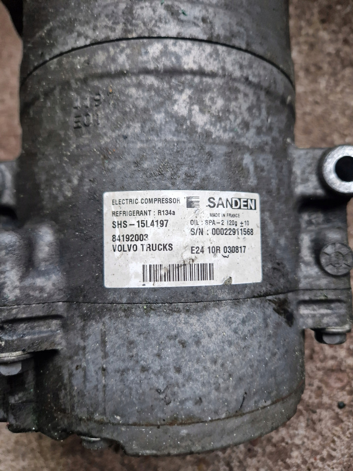 SANDEN SPRĘŻARKA KOMPRESOR KLIMATYZACJI POSTOJOWEJ VOLVO FH 4 FM 4 - A/C compressor for Truck: picture 5 SANDEN SPRĘŻARKA KOMPRESOR KLIMATYZACJI POSTOJOWEJ VOLVO FH 4 FM 4 - A/C compressor for Truck: picture 5