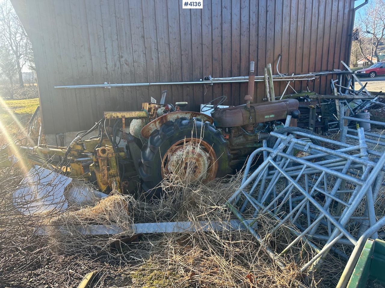 1971 FORD SUPER-DEXTA w/ Hymas 21 excavator and 2 buckets. - Farm tractor: picture 3 1971 FORD SUPER-DEXTA w/ Hymas 21 excavator and 2 buckets. - Farm tractor: picture 3
