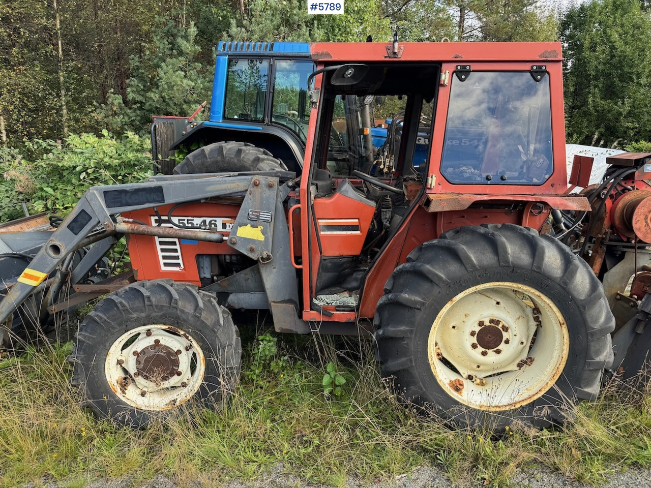 1986 Fiat 55-46 DT w/ front loader. - Farm tractor: picture 1 1986 Fiat 55-46 DT w/ front loader. - Farm tractor: picture 1