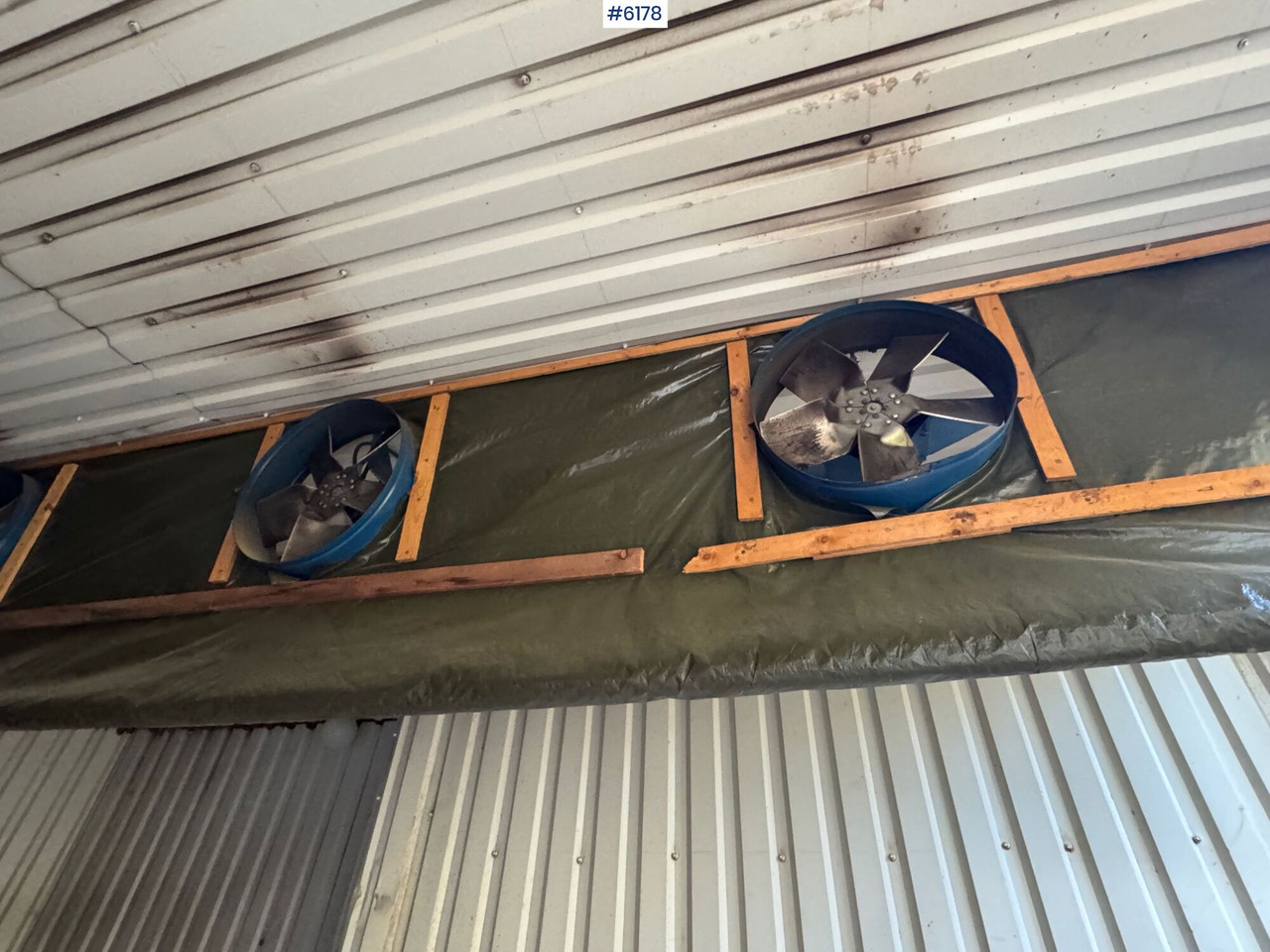 1997 Dryfinn 15 drying unit with circulation fans and trolley - Industrial HVAC equipment: picture 4 1997 Dryfinn 15 drying unit with circulation fans and trolley - Industrial HVAC equipment: picture 4