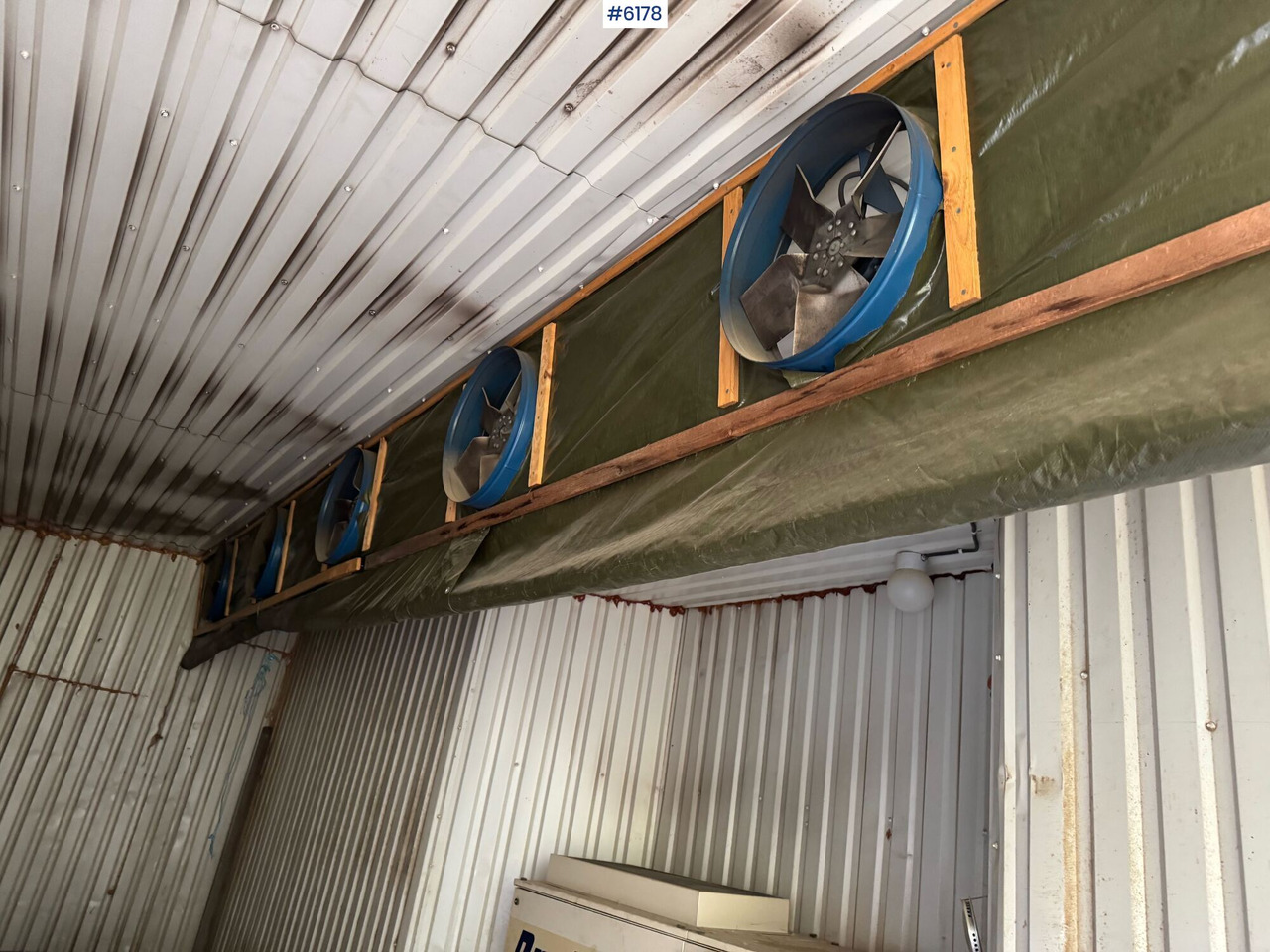 1997 Dryfinn 15 drying unit with circulation fans and trolley - Industrial HVAC equipment: picture 5 1997 Dryfinn 15 drying unit with circulation fans and trolley - Industrial HVAC equipment: picture 5