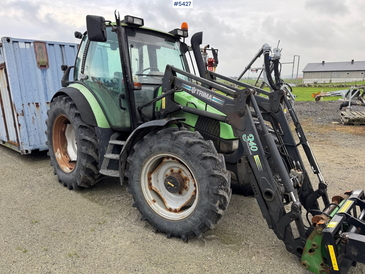 2001 Deutz Fahr Agrotron 90 w/front loader. - Farm tractor: picture 4 2001 Deutz Fahr Agrotron 90 w/front loader. - Farm tractor: picture 4