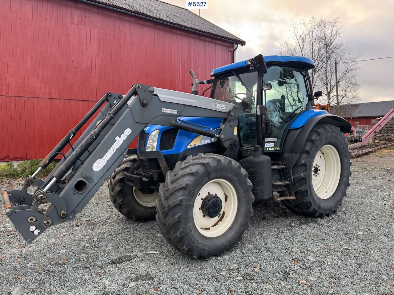 2007 NEW HOLLAND TS135A Plus w/ Quicke front loader - Farm tractor: picture 1 2007 NEW HOLLAND TS135A Plus w/ Quicke front loader - Farm tractor: picture 1