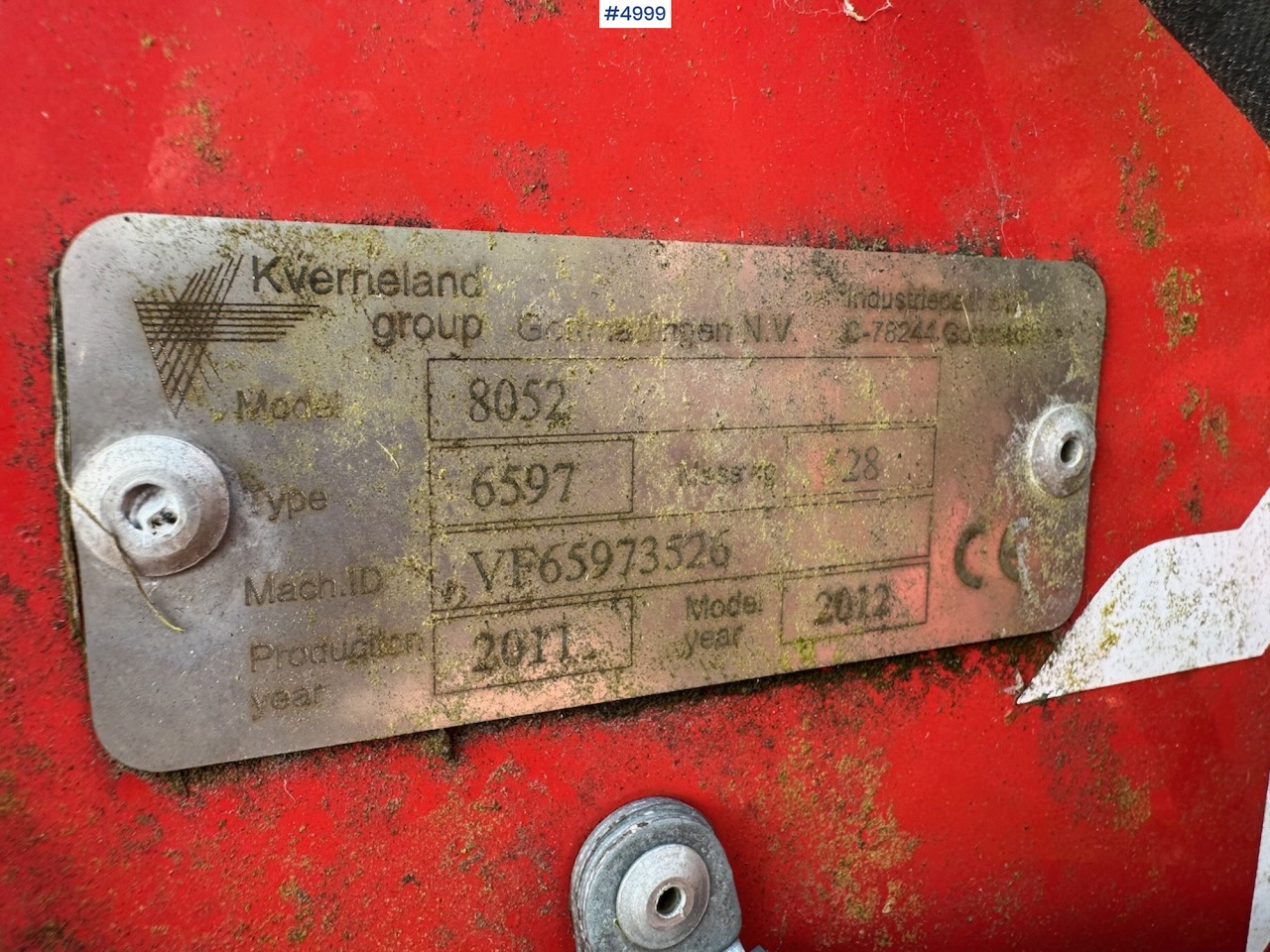 Hay and forage equipment 2012 Kverneland Taarup 8052 Spreader harrow: picture 16