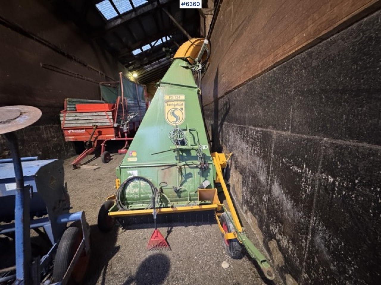 2017 Serigstad FS134 with support trailer - Hay and forage equipment: picture 1 2017 Serigstad FS134 with support trailer - Hay and forage equipment: picture 1