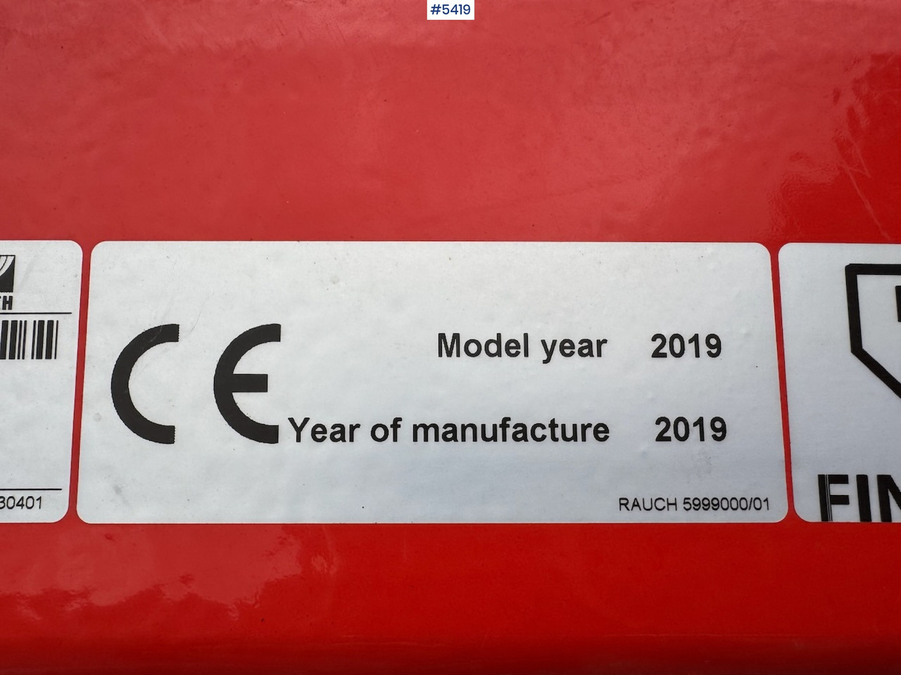 Fertilizer spreader 2019 Rauch MDS 19.1 Q fertilizer spreader.: picture 16