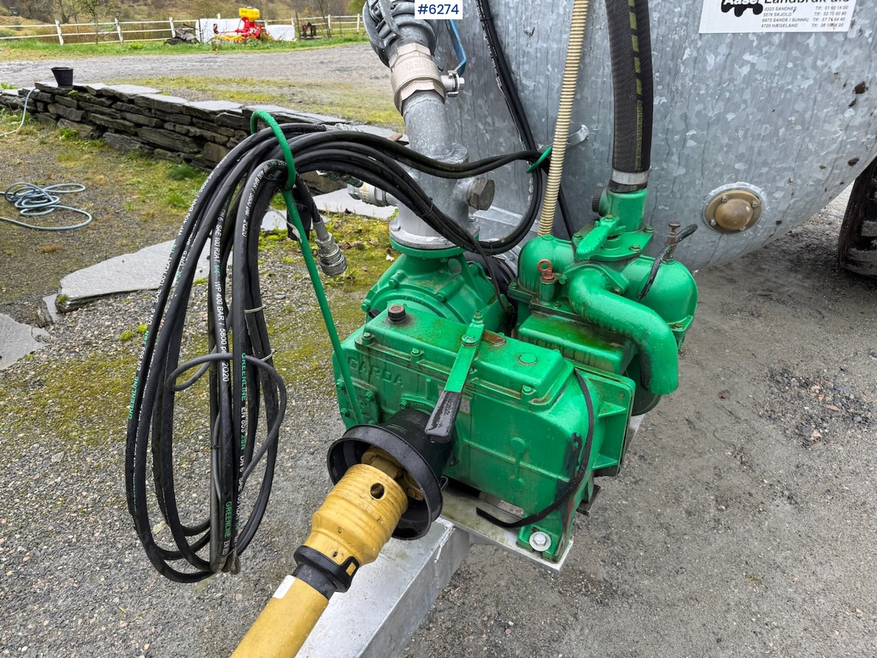 2024 Garcia C-60 6000 liter manure wagon w/ vacuum, combi and cannon. - Slurry tanker: picture 5 2024 Garcia C-60 6000 liter manure wagon w/ vacuum, combi and cannon. - Slurry tanker: picture 5