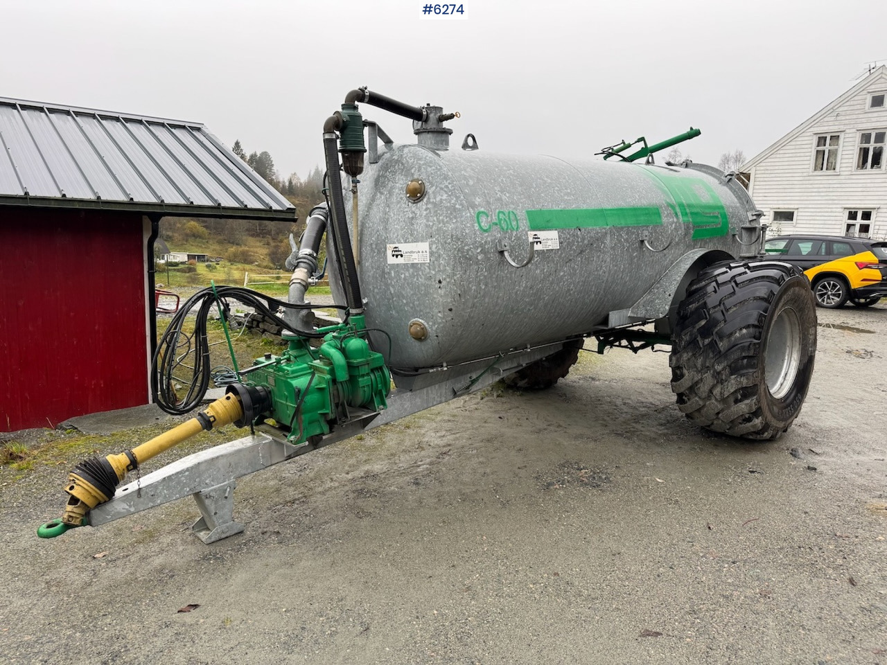 2024 Garcia C-60 6000 liter manure wagon w/ vacuum, combi and cannon. - Slurry tanker: picture 4 2024 Garcia C-60 6000 liter manure wagon w/ vacuum, combi and cannon. - Slurry tanker: picture 4