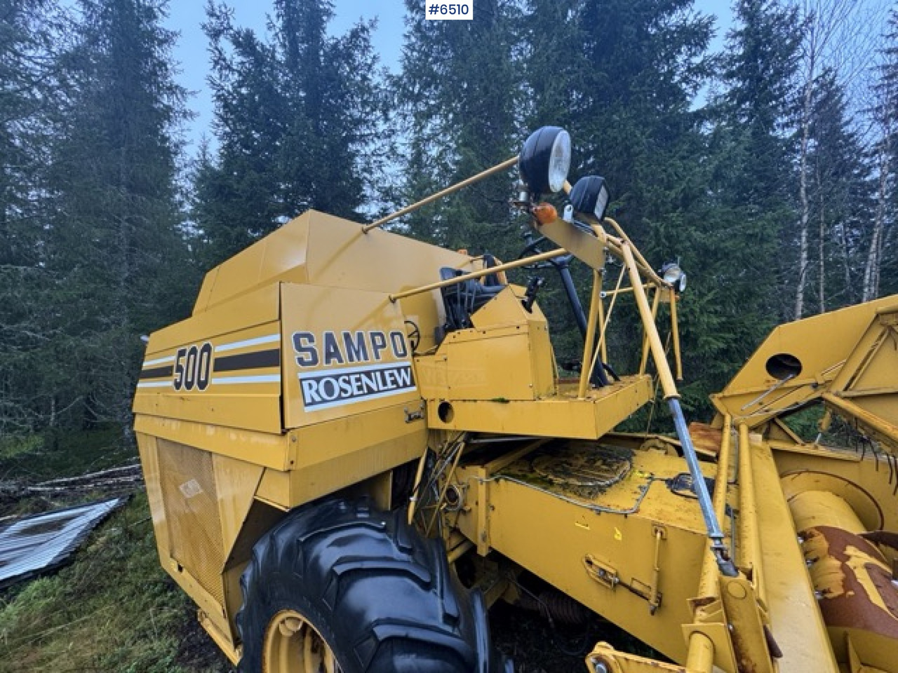 Combine harvester Approx. 1985 Sampo Rosenlew 500 combine harvester: picture 10