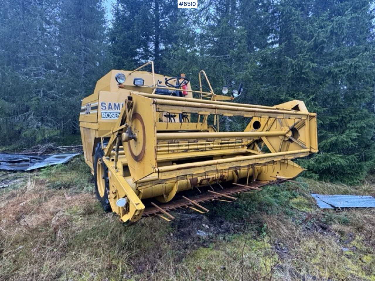Combine harvester Approx. 1985 Sampo Rosenlew 500 combine harvester: picture 6