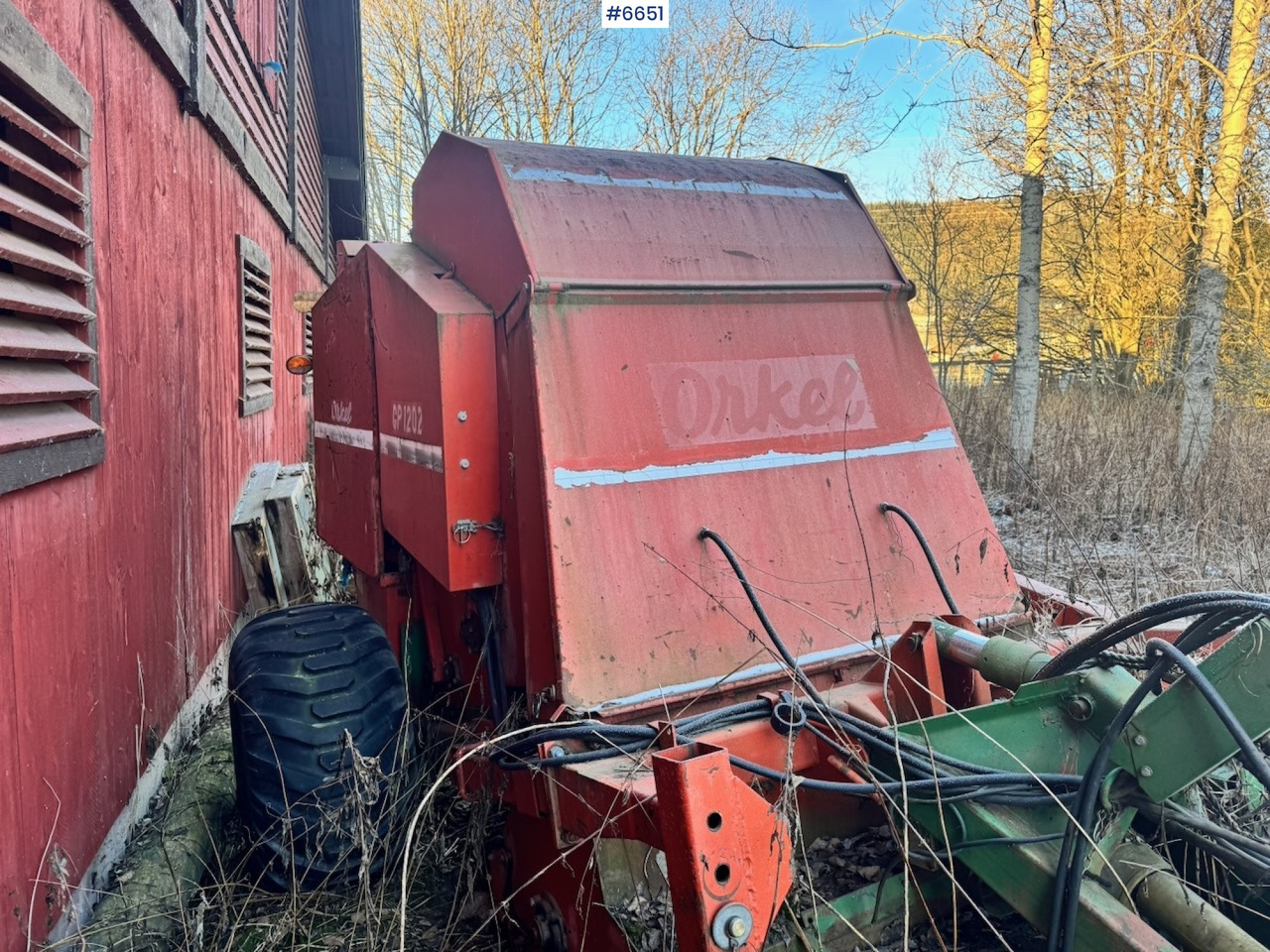 Approx. 1995 Orkel GP1202 Round Baler. - Hay and forage equipment: picture 4 Approx. 1995 Orkel GP1202 Round Baler. - Hay and forage equipment: picture 4