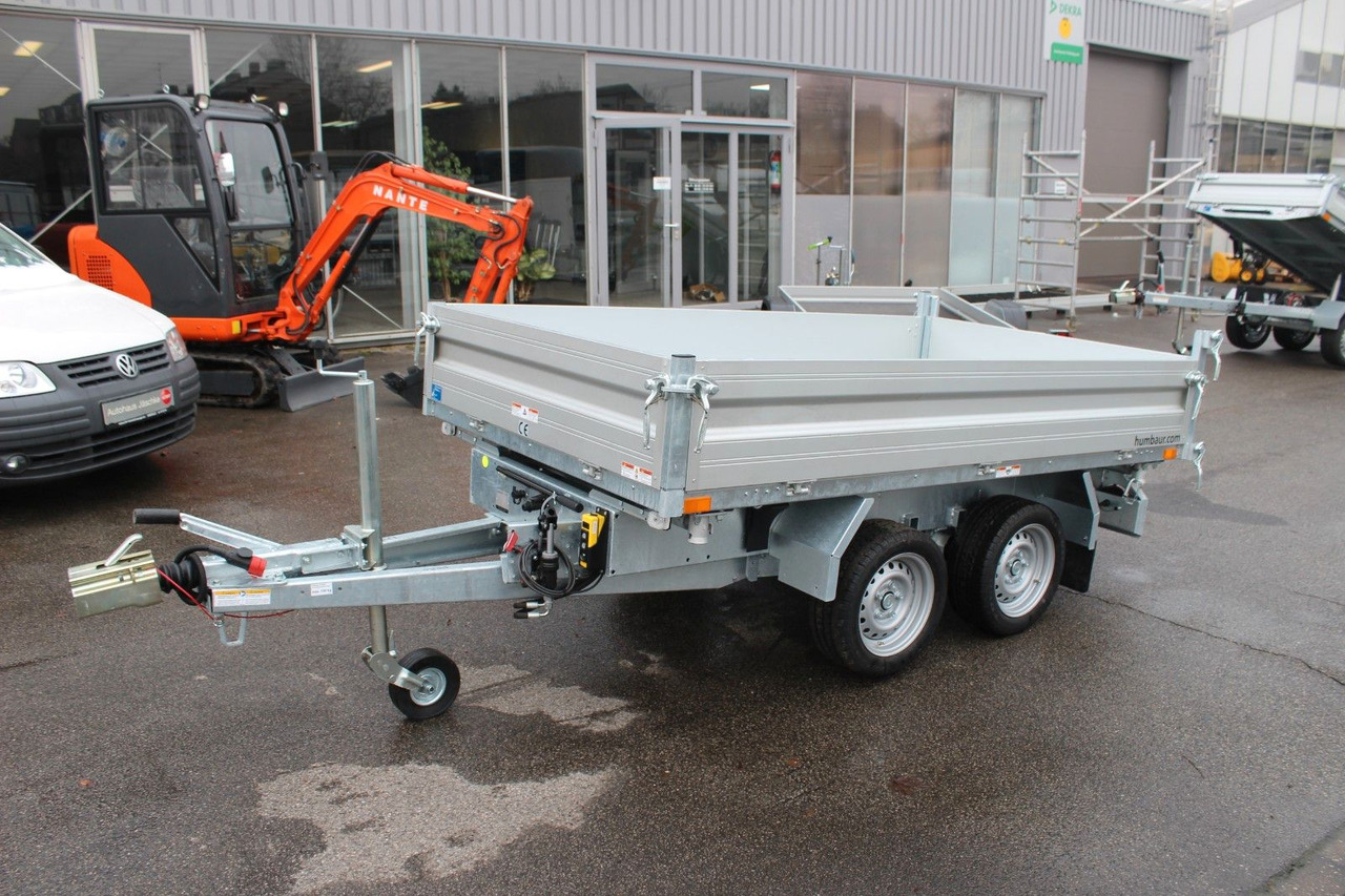 Humbaur HTK 2700.27 Alu E-Pumpe Kipper Dreiseitenkipper - Tipper trailer: picture 1 Humbaur HTK 2700.27 Alu E-Pumpe Kipper Dreiseitenkipper - Tipper trailer: picture 1