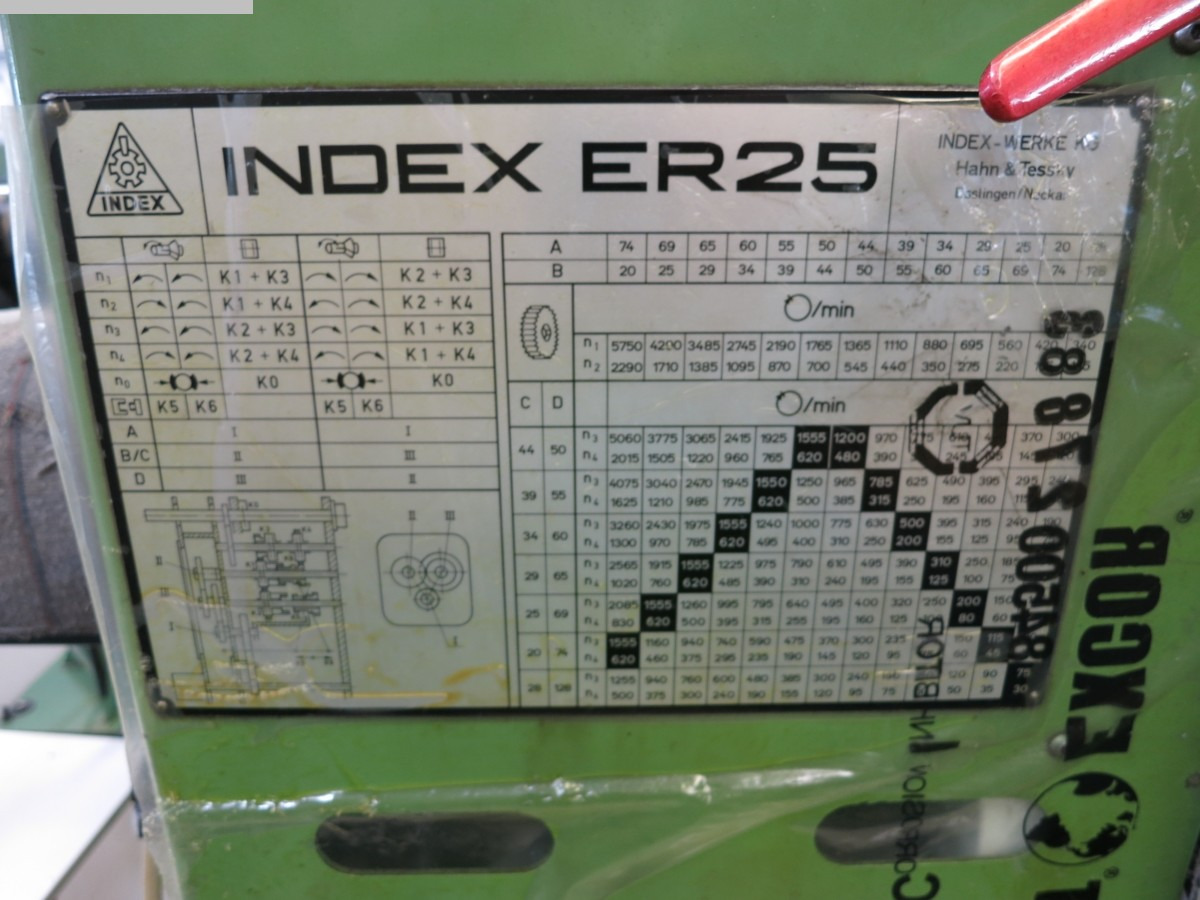 INDEX ER 25 - Metalworking machinery: picture 5 INDEX ER 25 - Metalworking machinery: picture 5
