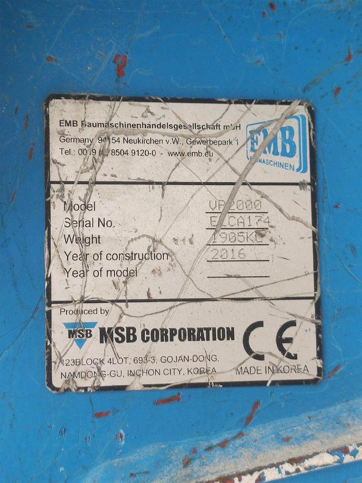 EMB VP2000 - Demolition shears: picture 3 EMB VP2000 - Demolition shears: picture 3