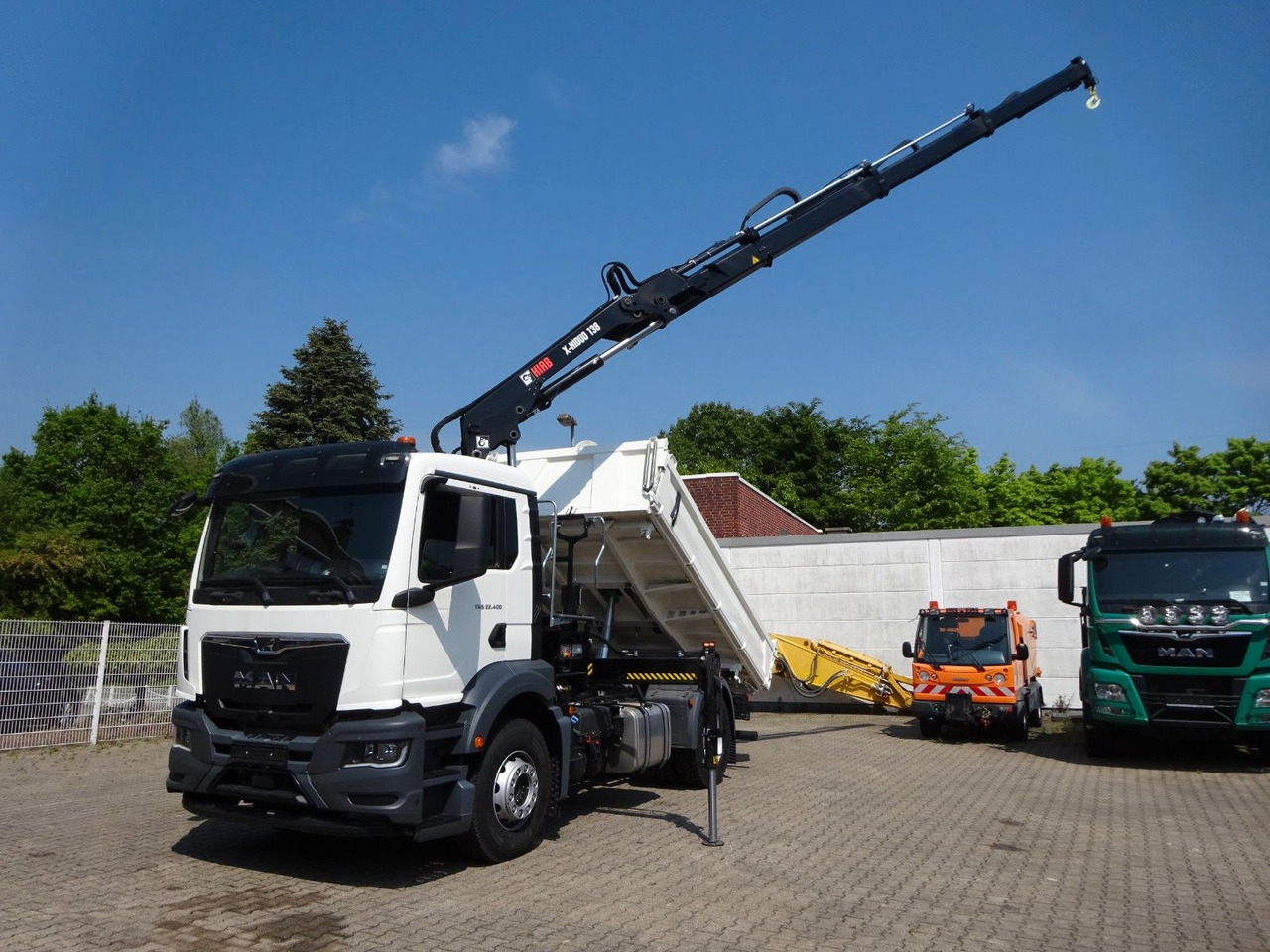 MAN 22.400 TGS + HIAB X-HIDUO 138 Kran - Tipper, Crane truck: picture 3 MAN 22.400 TGS + HIAB X-HIDUO 138 Kran - Tipper, Crane truck: picture 3