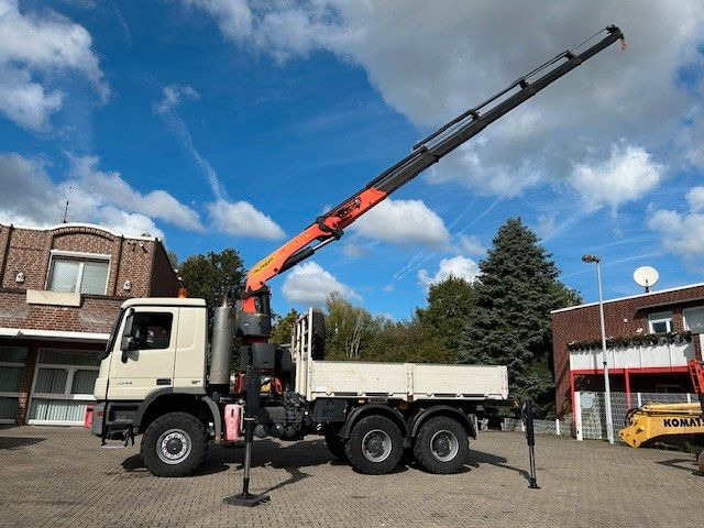 Mercedes-Benz 3344 Actros Pritsche + PK 34002 6x6 - Crane truck: picture 1 Mercedes-Benz 3344 Actros Pritsche + PK 34002 6x6 - Crane truck: picture 1