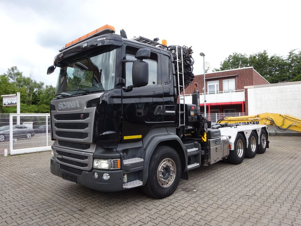 Scania R490 Abroller + HIAB 302E-6 Bj.2021 !Kran TRIDEM - Crane truck, Hook lift truck: picture 2 Scania R490 Abroller + HIAB 302E-6 Bj.2021 !Kran TRIDEM - Crane truck, Hook lift truck: picture 2