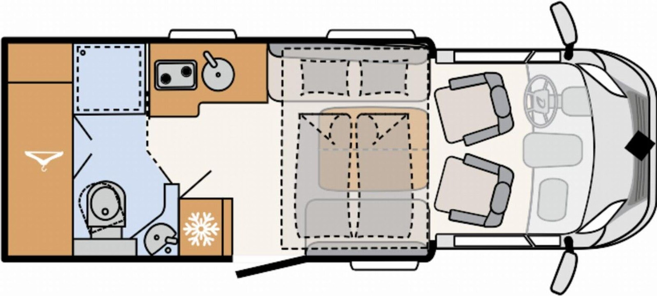 Dethleffs Just 90 T 6762 1HAND#9G#FACE2FACE#SAT-TV#AHK#TOP - Semi-integrated motorhome: picture 2 Dethleffs Just 90 T 6762 1HAND#9G#FACE2FACE#SAT-TV#AHK#TOP - Semi-integrated motorhome: picture 2