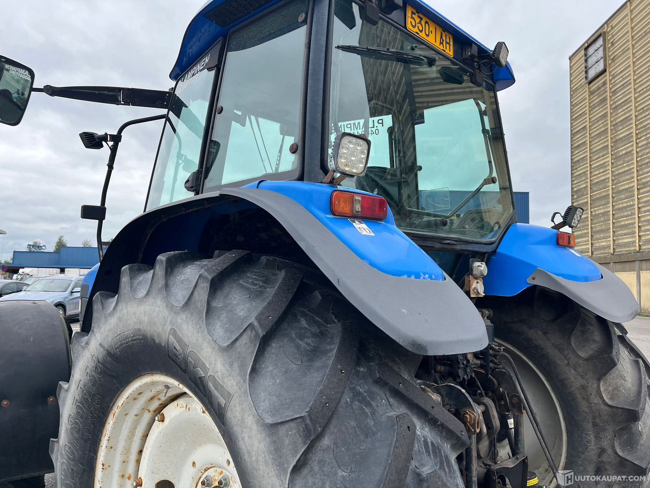Agricultural machinery New Holland TM155, traktori etunostolaitteeella, 2004,, Salo: picture 12