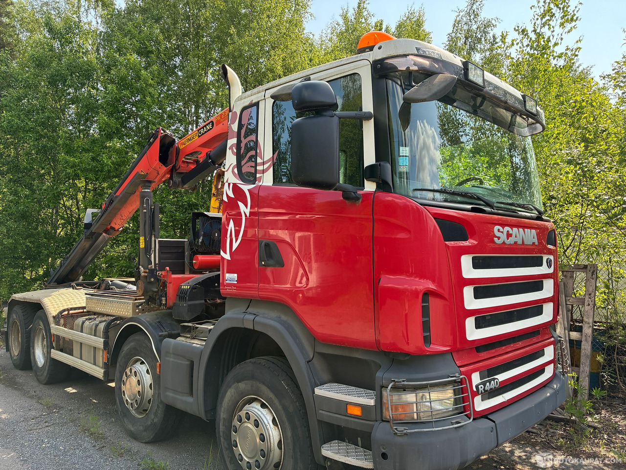Scania R 440 8x4, 2010 Kuorma-Auto + Palfinger PK 23002 nosturi, Tampere - Truck: picture 2 Scania R 440 8x4, 2010 Kuorma-Auto + Palfinger PK 23002 nosturi, Tampere - Truck: picture 2