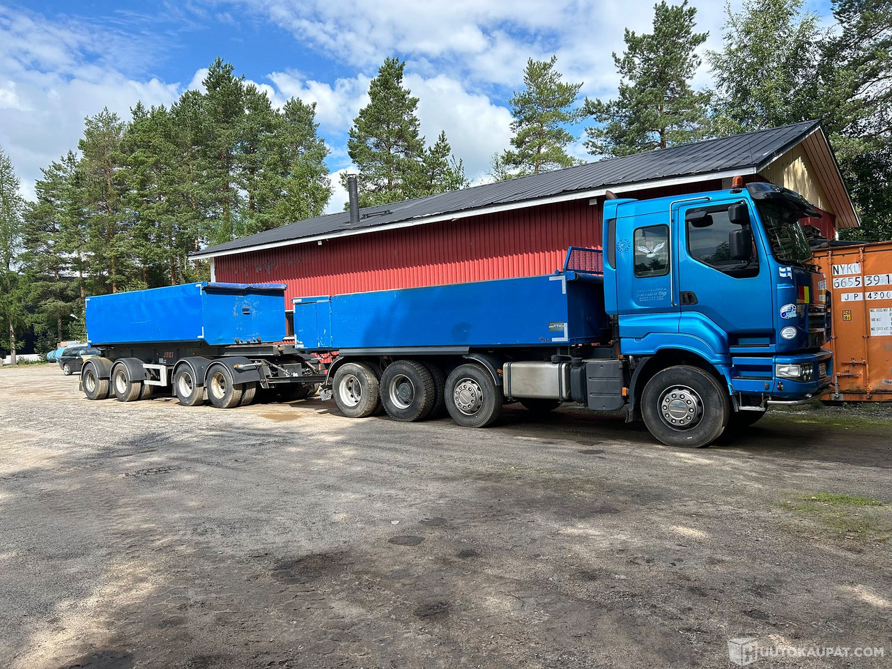 Sisu R500E 13M & Jyki 4-akselinen kasettiyhdistelmä, 2008, Kauhava - Truck: picture 1 Sisu R500E 13M & Jyki 4-akselinen kasettiyhdistelmä, 2008, Kauhava - Truck: picture 1