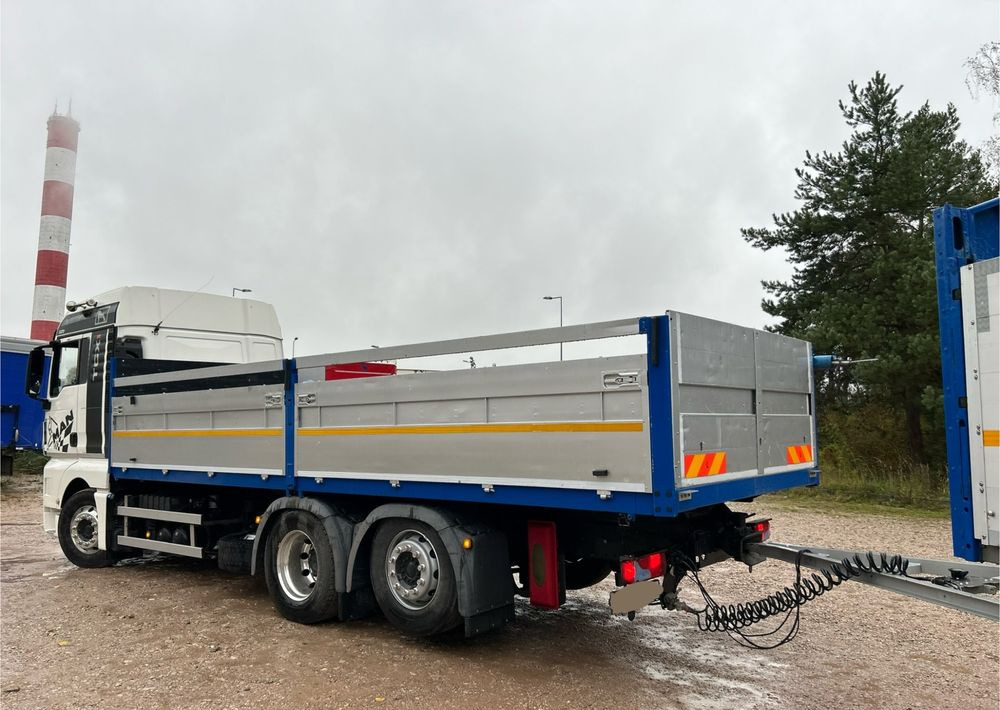 Dropside/ Flatbed truck MAN TGX Tandem 1m burty TOP KOMPLET / ALUFELGI / zarejestrowany gotowy do pracy / przyczepa 18t / FULL OPCJA / 26.420 26.460 26.500 26.400 26.440 26.480 26.510 460 500: picture 8 Dropside/ Flatbed truck MAN TGX Tandem 1m burty TOP KOMPLET / ALUFELGI / zarejestrowany gotowy do pracy / przyczepa 18t / FULL OPCJA / 26.420 26.460 26.500 26.400 26.440 26.480 26.510 460 500: picture 8