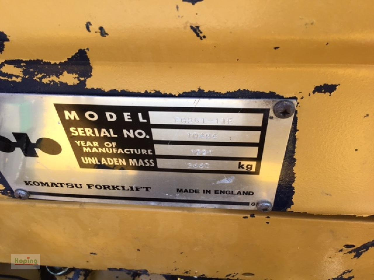 Leasing of Komatsu FGT25T-11E Komatsu FGT25T-11E: picture 7