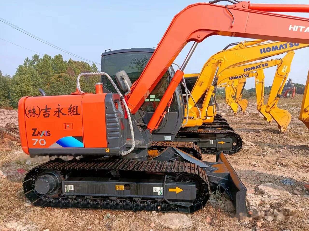 Mini excavator Hitachi ZX70: picture 7 Mini excavator Hitachi ZX70: picture 7