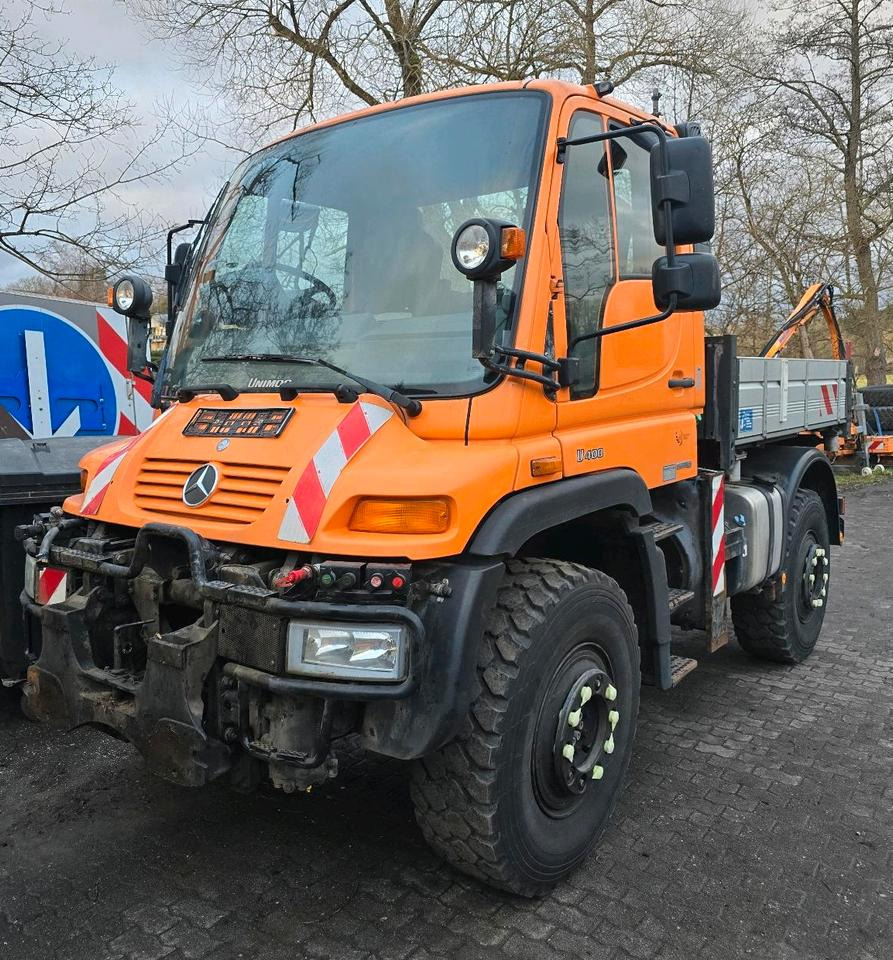 Unimog 405/12 U400 Bluetec 5 131000km Mercedes-Benz Variopilot Hydrostat U300 500 U 400 Wechsellenkung - Tipper: picture 1 Unimog 405/12 U400 Bluetec 5 131000km Mercedes-Benz Variopilot Hydrostat U300 500 U 400 Wechsellenkung - Tipper: picture 1
