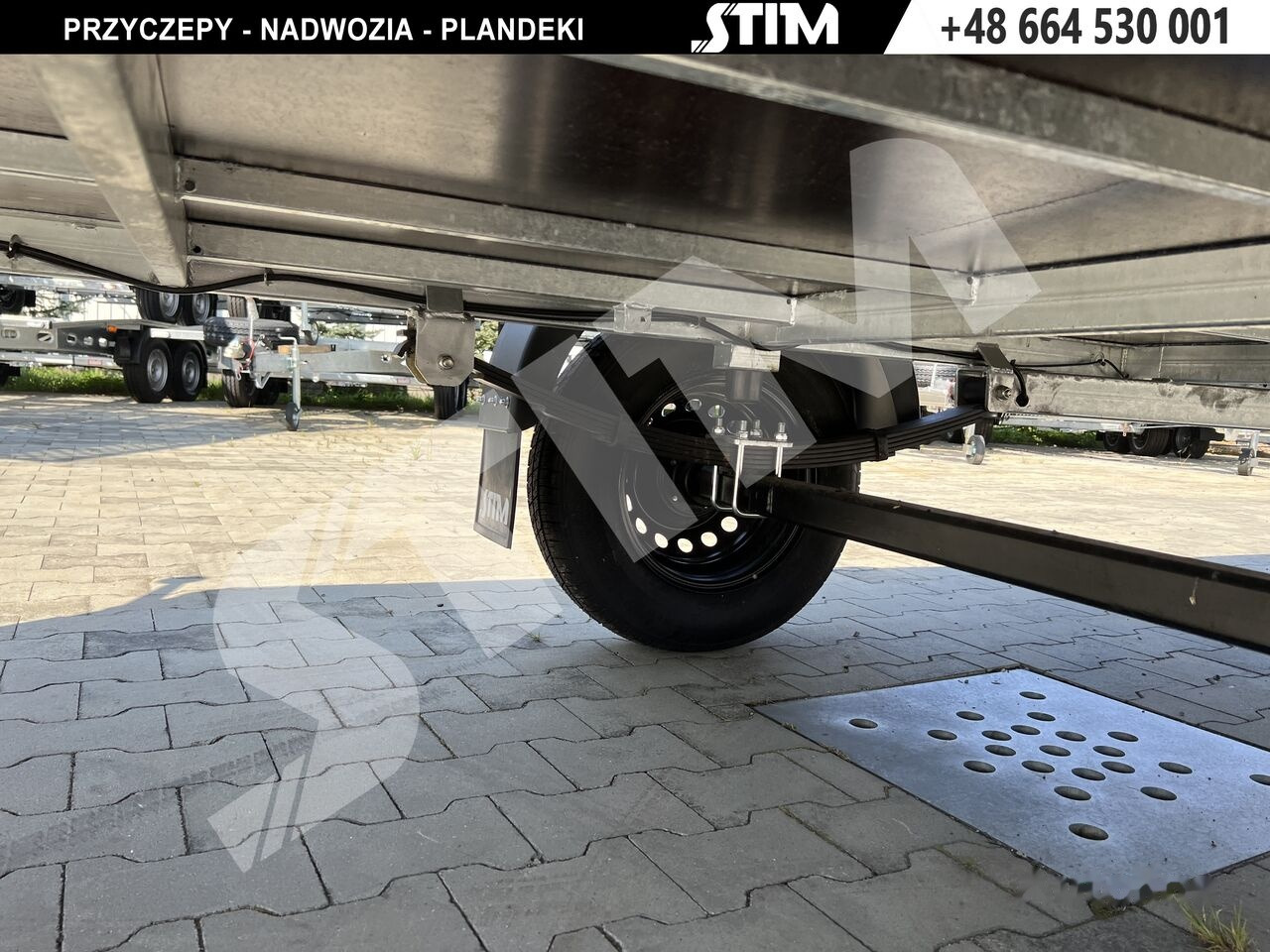 New Car trailer Stim S11-075/3415R + przednia burta otwierana + wzmocnienie ramy: picture 7