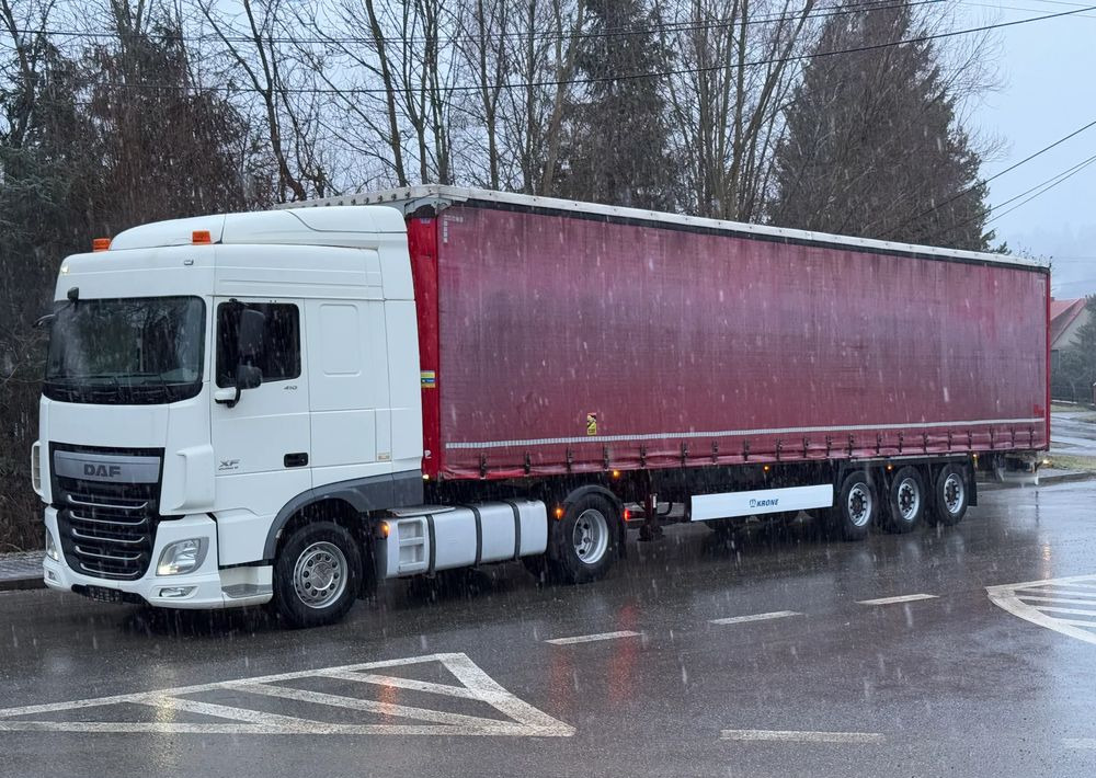 Curtainsider truck DAF * Zestaw * DAF 106 Euro 6 + Naczepa Krone * Bardzo Dobry Stan: picture 14
