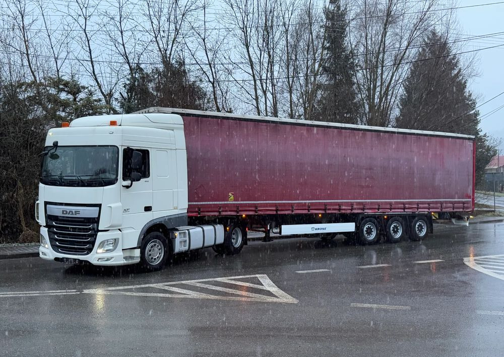 Curtainsider truck DAF * Zestaw * DAF 106 Euro 6 + Naczepa Krone * Bardzo Dobry Stan: picture 20