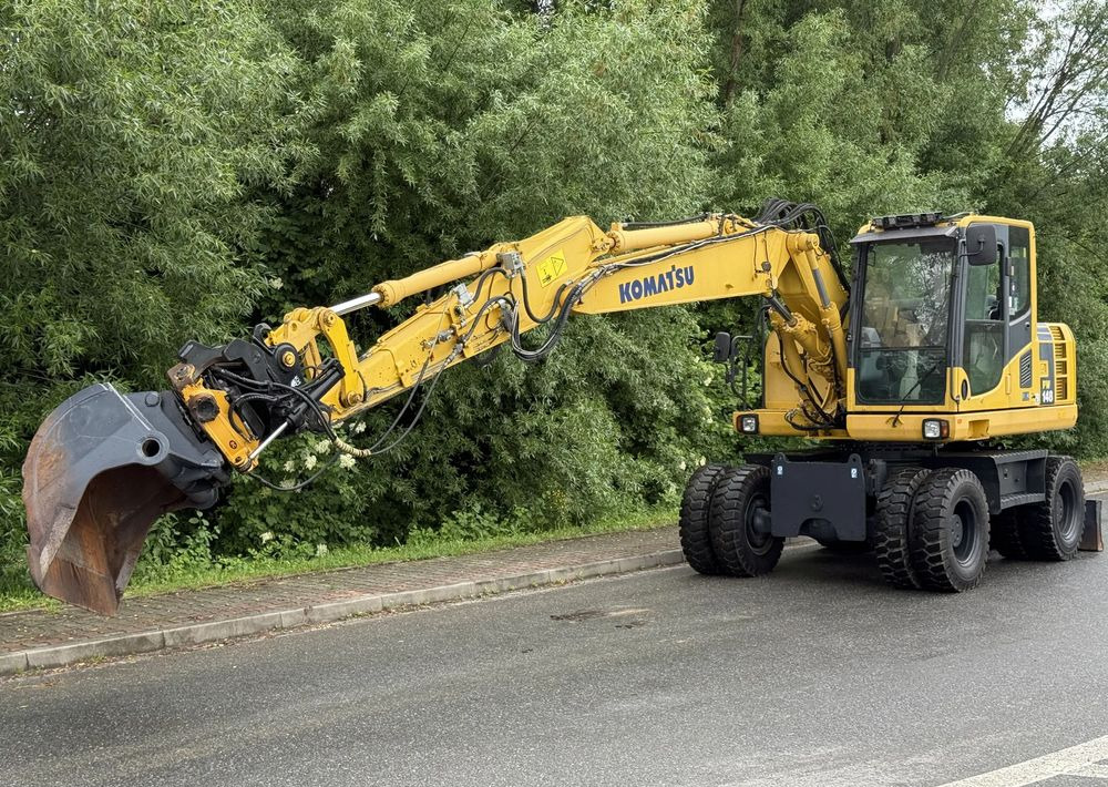 Wheel excavator Komatsu * Komatsu PW 148  *ROTOTILT * Sprowadzona * Stan Perfekcyjny * Koparka Kołowa *: picture 15