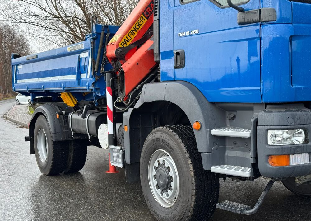 MAN * MAN 18 280 * Kiper Wywrotka * 4x4 * HDS Palfinger 120 STAN BARDZO DOBRY * Sprowadzony - Tipper: picture 5 MAN * MAN 18 280 * Kiper Wywrotka * 4x4 * HDS Palfinger 120 STAN BARDZO DOBRY * Sprowadzony - Tipper: picture 5