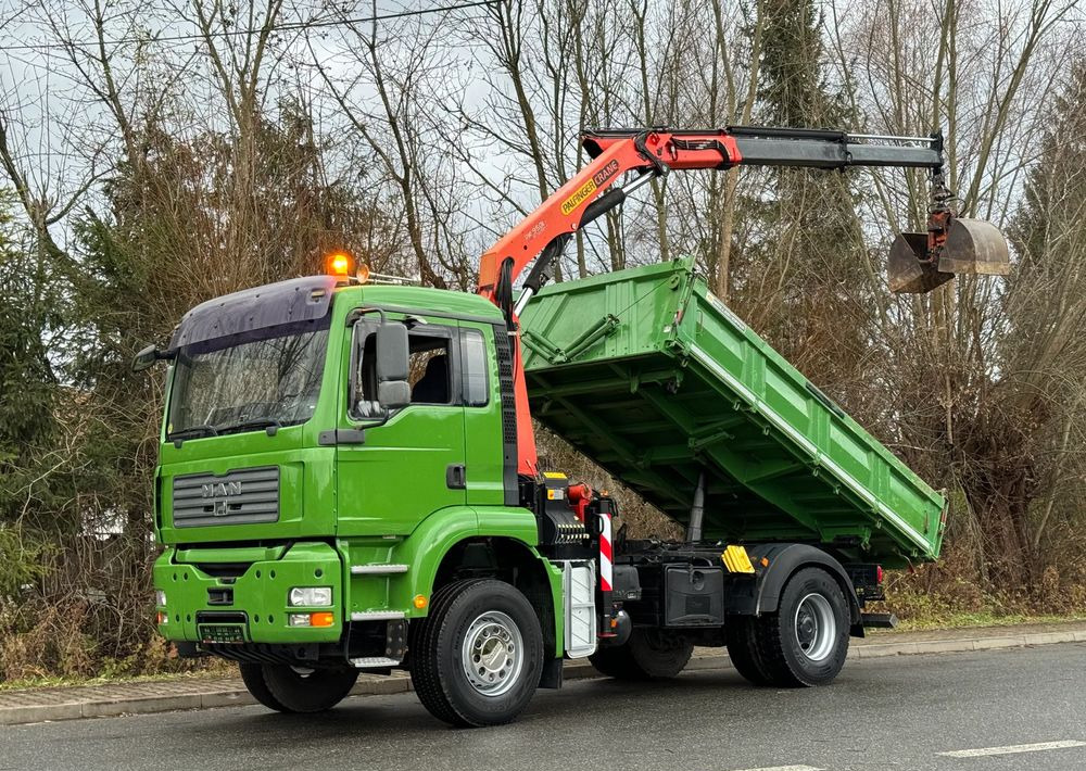 MAN * MAN TGA 18-360 * Kiper Wywrotka * 4x2 * Kran Palfinger PK 9501 Sprowadzony - Tipper: picture 1 MAN * MAN TGA 18-360 * Kiper Wywrotka * 4x2 * Kran Palfinger PK 9501 Sprowadzony - Tipper: picture 1