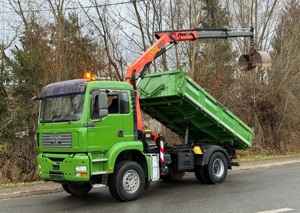MAN * MAN TGA 18-360 * Kiper Wywrotka * 4x2 * Kran Palfinger PK 9501 Sprowadzony - Tipper: picture 1 MAN * MAN TGA 18-360 * Kiper Wywrotka * 4x2 * Kran Palfinger PK 9501 Sprowadzony - Tipper: picture 1