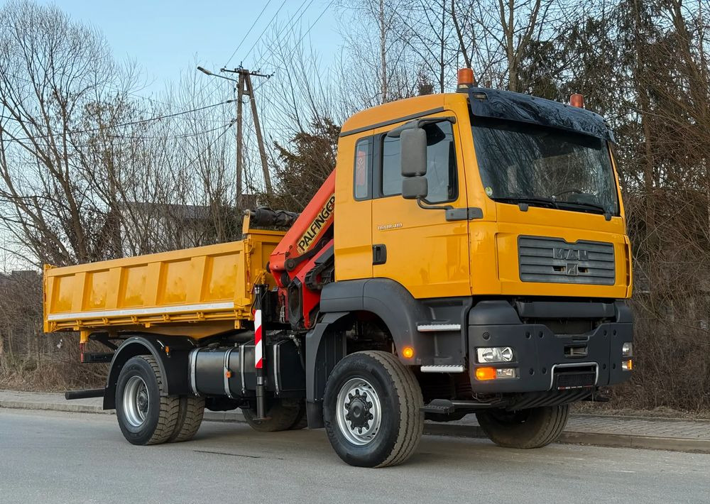 MAN * MAN TGA 18-410 * KIPER WYWROTKA * 4x4 * HDS Palfinger PK16500* Sprowadzony* Bardzo Dobry Stan * - Tipper: picture 2 MAN * MAN TGA 18-410 * KIPER WYWROTKA * 4x4 * HDS Palfinger PK16500* Sprowadzony* Bardzo Dobry Stan * - Tipper: picture 2