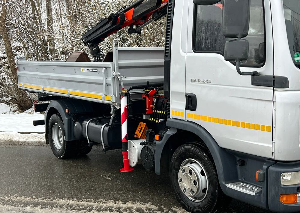 MAN MAN TGL 12-240 Kiper Wywrotka 4x2 Kran PALFINGER PK 12500 BARDZO DOBRY STAN - Tipper: picture 5 MAN MAN TGL 12-240 Kiper Wywrotka 4x2 Kran PALFINGER PK 12500 BARDZO DOBRY STAN - Tipper: picture 5