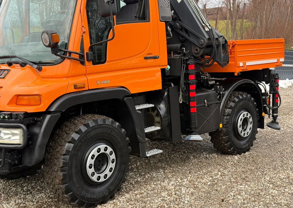 Mercedes-Benz * Mercedes Unimog U 400 * HDS HIAB 166 * Specjalny * Energetyka * Kosz do HDS * Stan Idealny - Dropside/ Flatbed truck, Crane truck: picture 5 Mercedes-Benz * Mercedes Unimog U 400 * HDS HIAB 166 * Specjalny * Energetyka * Kosz do HDS * Stan Idealny - Dropside/ Flatbed truck, Crane truck: picture 5