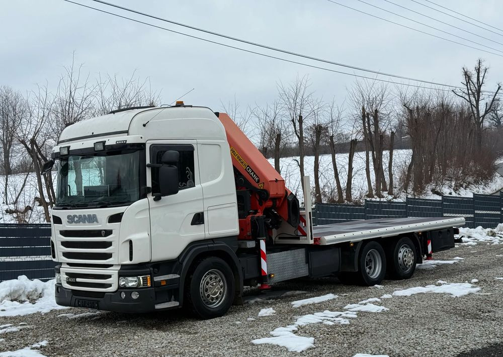 Scania * SCANIA G400 * HDS Palfinger Kran PK 42500 * 3 Osie * Sprowadzona * Bardzo Dobry Stan * - Dropside/ Flatbed truck, Crane truck: picture 2 Scania * SCANIA G400 * HDS Palfinger Kran PK 42500 * 3 Osie * Sprowadzona * Bardzo Dobry Stan * - Dropside/ Flatbed truck, Crane truck: picture 2