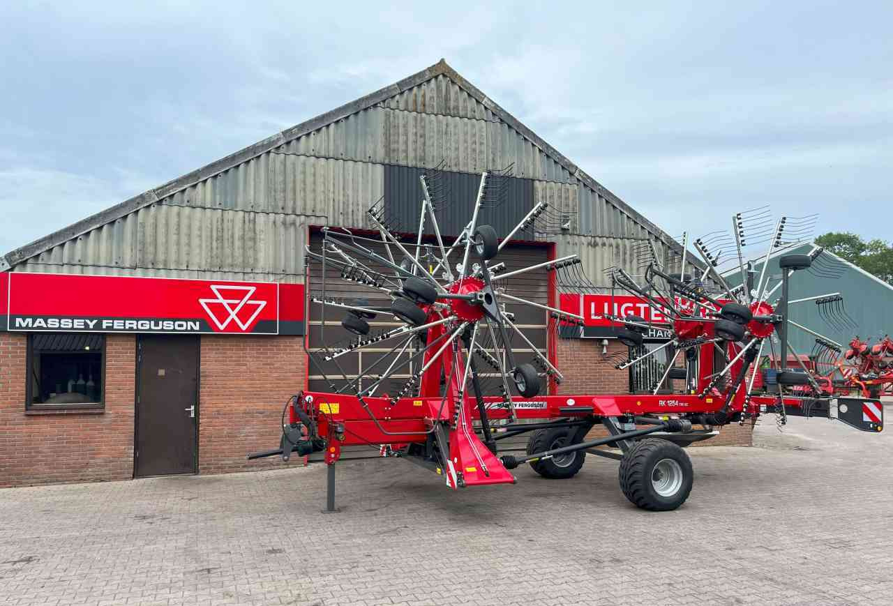 Massey Ferguson RK 1254 TRC-EC Hark 4-elements rake, rugger, zwiller Weidebouwmachines - Tedder/ Rake: picture 1 Massey Ferguson RK 1254 TRC-EC Hark 4-elements rake, rugger, zwiller Weidebouwmachines - Tedder/ Rake: picture 1