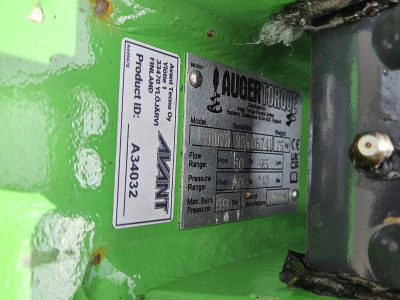 Attachment for Agricultural machinery Avant XHD72 Boorinstallatie voor grondboor: picture 13