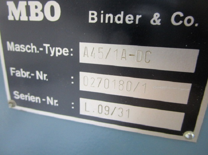 Folding machine MBO T400-1-400/4: picture 12
